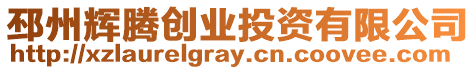 邳州輝騰創業投資有限公司