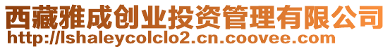 西藏雅成創(chuàng)業(yè)投資管理有限公司