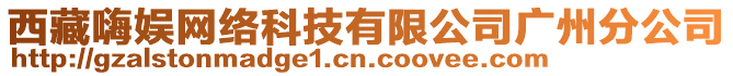 西藏嗨娛網(wǎng)絡(luò)科技有限公司廣州分公司