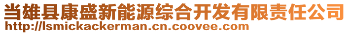 當(dāng)雄縣康盛新能源綜合開發(fā)有限責(zé)任公司