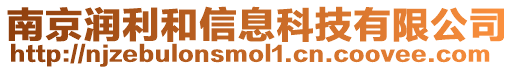 南京潤利和信息科技有限公司