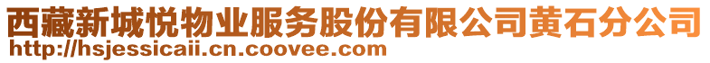 西藏新城悅物業(yè)服務(wù)股份有限公司黃石分公司