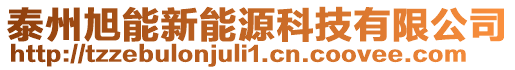 泰州旭能新能源科技有限公司