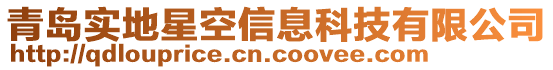 青島實(shí)地星空信息科技有限公司