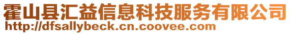 霍山縣匯益信息科技服務有限公司