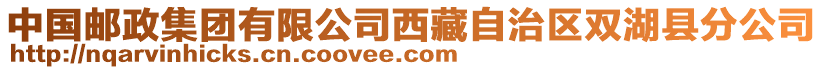 中國(guó)郵政集團(tuán)有限公司西藏自治區(qū)雙湖縣分公司