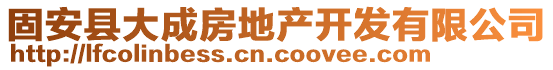 固安縣大成房地產(chǎn)開發(fā)有限公司