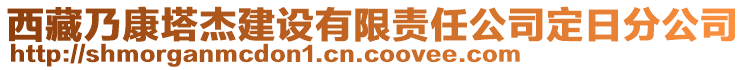 西藏乃康塔杰建設有限責任公司定日分公司