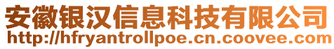 安徽銀漢信息科技有限公司