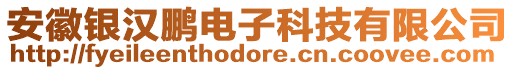 安徽銀漢鵬電子科技有限公司