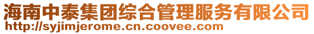 海南中泰集團綜合管理服務有限公司