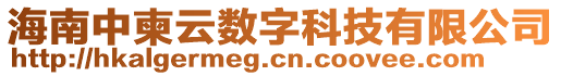 海南中柬云數(shù)字科技有限公司