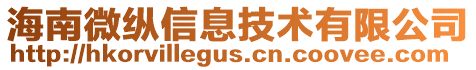 海南微縱信息技術有限公司