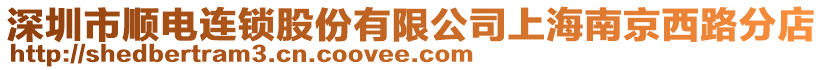 深圳市順電連鎖股份有限公司上海南京西路分店