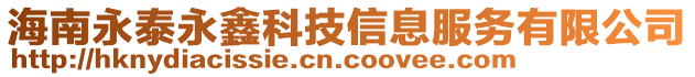 海南永泰永鑫科技信息服務(wù)有限公司