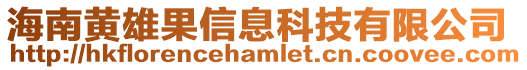 海南黃雄果信息科技有限公司