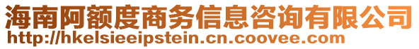 海南阿額度商務(wù)信息咨詢有限公司