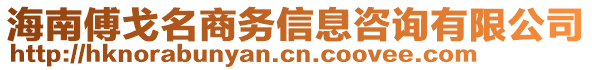 海南傅戈名商務(wù)信息咨詢(xún)有限公司