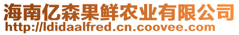 海南億森果鮮農(nóng)業(yè)有限公司