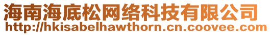 海南海底松網(wǎng)絡(luò)科技有限公司