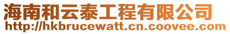海南和云泰工程有限公司