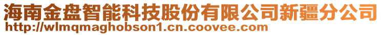 海南金盤智能科技股份有限公司新疆分公司