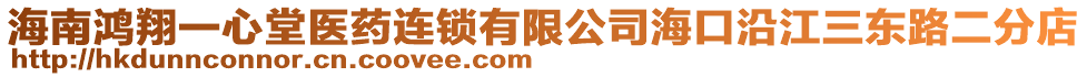 海南鴻翔一心堂醫(yī)藥連鎖有限公司?？谘亟龞|路二分店