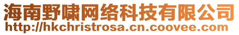海南野嘯網絡科技有限公司