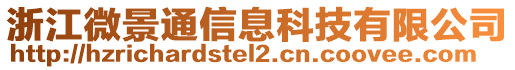 浙江微景通信息科技有限公司