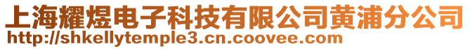 上海耀煜電子科技有限公司黃浦分公司