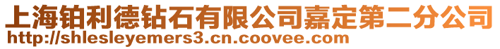 上海鉑利德鉆石有限公司嘉定第二分公司