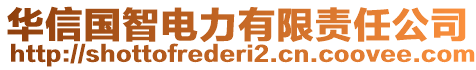 華信國智電力有限責(zé)任公司