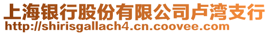 上海銀行股份有限公司盧灣支行