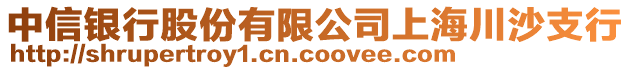 中信銀行股份有限公司上海川沙支行