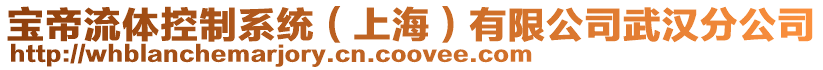 寶帝流體控制系統（上海）有限公司武漢分公司
