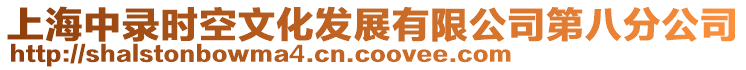 上海中錄時空文化發展有限公司第八分公司