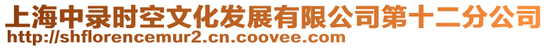 上海中錄時空文化發展有限公司第十二分公司