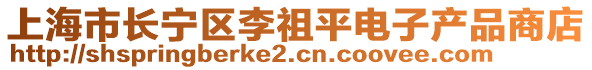 上海市長寧區李祖平電子產品商店