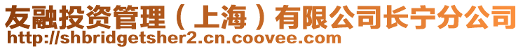 友融投資管理(上海)有限公司長寧分公司