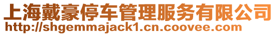 上海戴豪停車管理服務有限公司