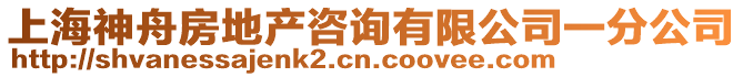 上海神舟房地產(chǎn)咨詢有限公司一分公司