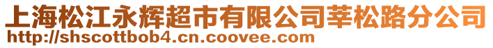 上海松江永輝超市有限公司莘松路分公司