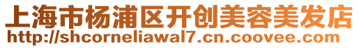 上海市楊浦區開創美容美發店