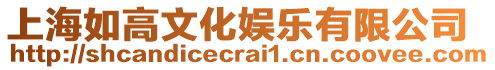 上海如高文化娛樂有限公司