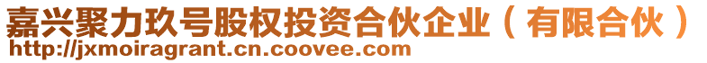 嘉興聚力玖號(hào)股權(quán)投資合伙企業(yè)（有限合伙）