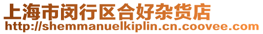 上海市閔行區(qū)合好雜貨店