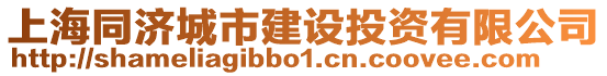 上海同濟城市建設投資有限公司