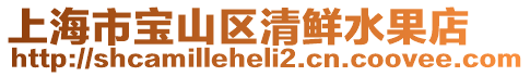 上海市寶山區清鮮水果店
