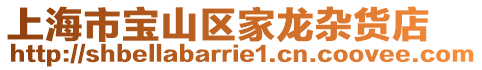 上海市寶山區家龍雜貨店