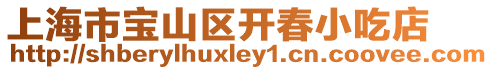 上海市寶山區(qū)開春小吃店
